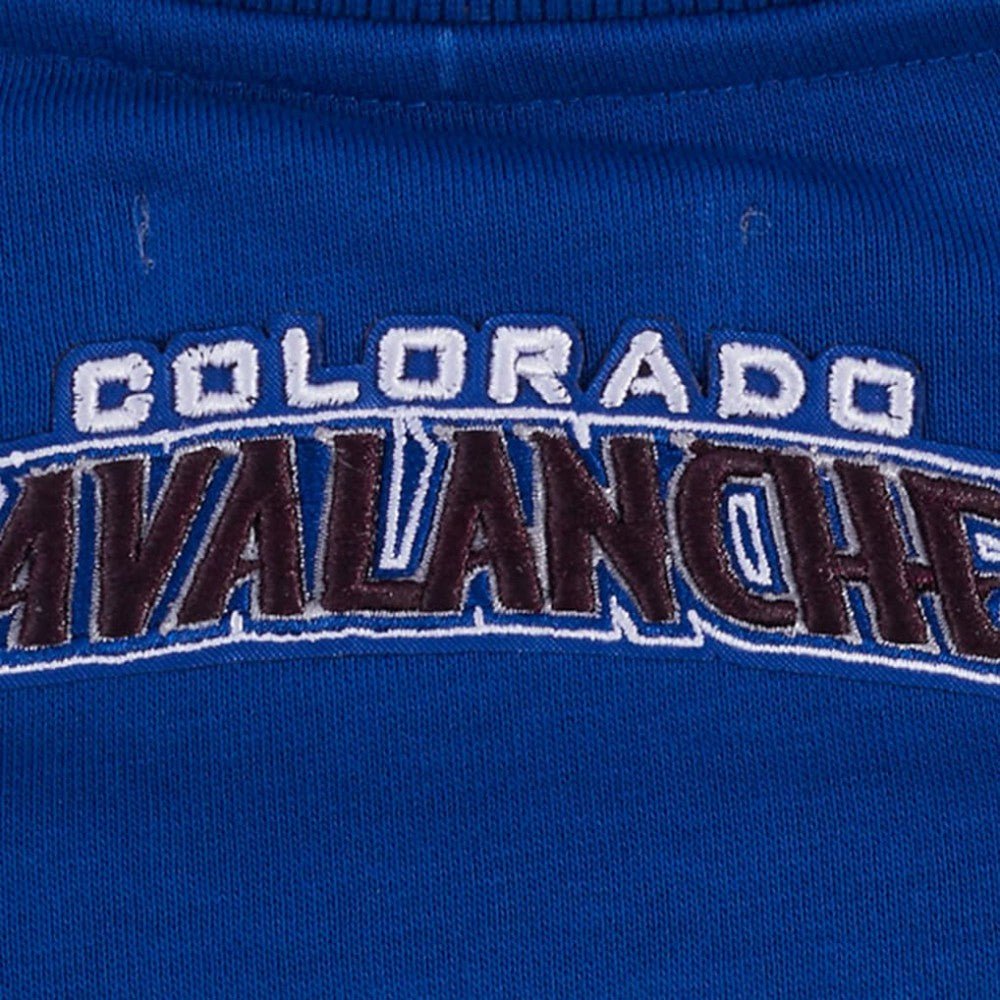 Colorado Avalanche Pro Standard Women's Area Code Cropped Pullover Sweatshirt - Blue - NHL 201205087