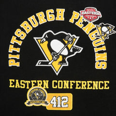 Pittsburgh Penguins Pro Standard Women's Area Code Cropped Pullover Sweatshirt - Black - NHL 201205090
