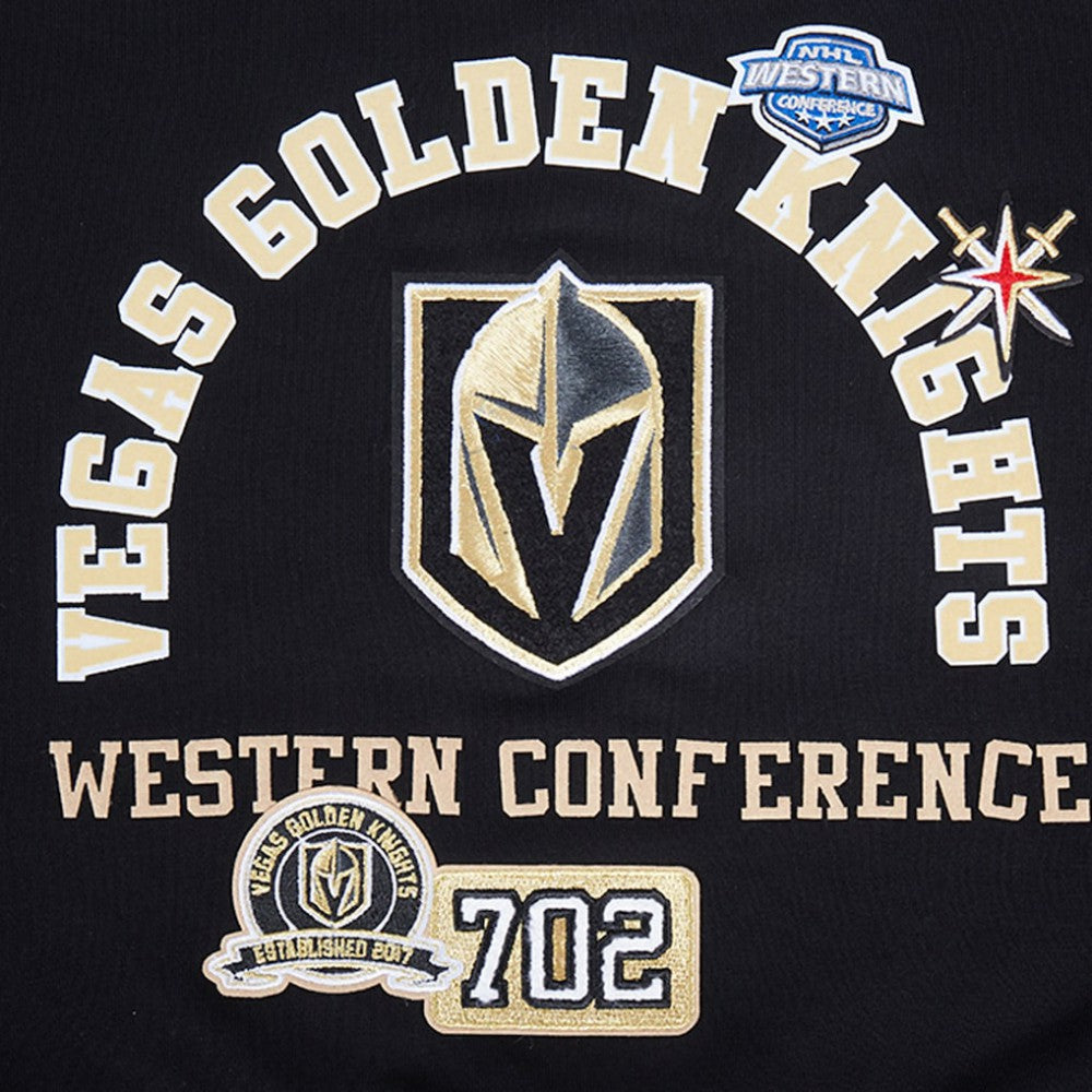 Vegas Golden Knights Pro Standard Women's Area Code Cropped Pullover Sweatshirt - Black - NHL 201205093