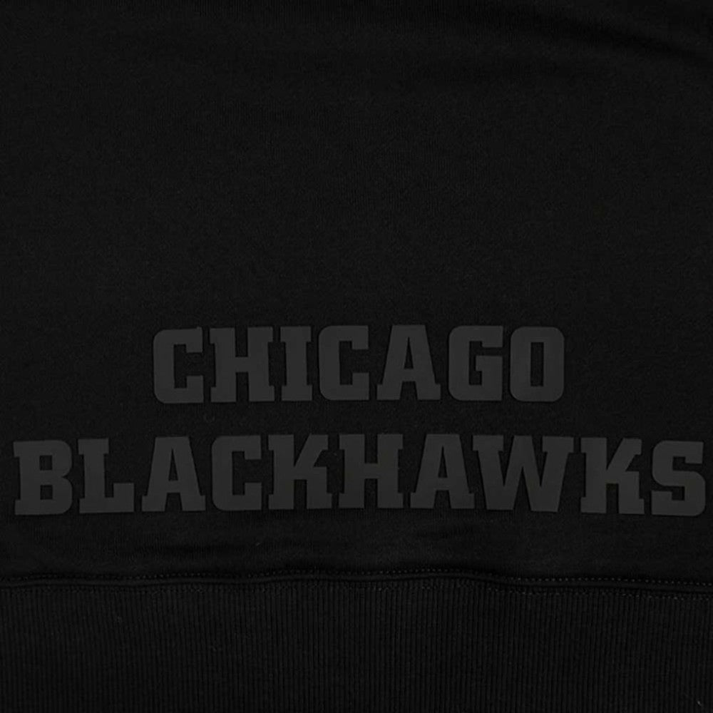 Chicago Blackhawks Pro Standard Women's Jewels Cropped Pullover Hoodie - Black - NHL 201205110