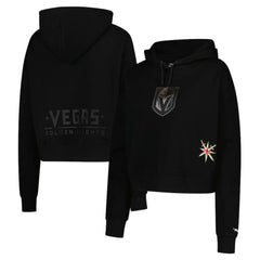 Vegas Golden Knights Pro Standard Women's Jewels Cropped Pullover Hoodie - Black - NHL 201205114