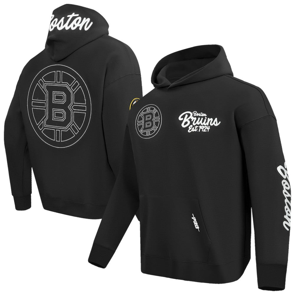 Boston Bruins Pro Standard Paint the City Pullover Hoodie - Black - NHL 201205123
