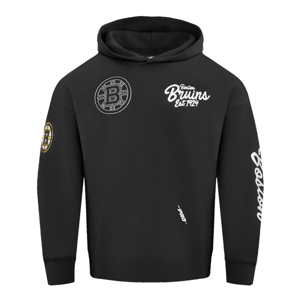 Boston Bruins Pro Standard Paint the City Pullover Hoodie - Black - NHL 201205123