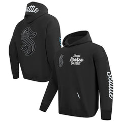 Seattle Kraken Pro Standard Paint the City Pullover Hoodie - Black - NHL 201205143
