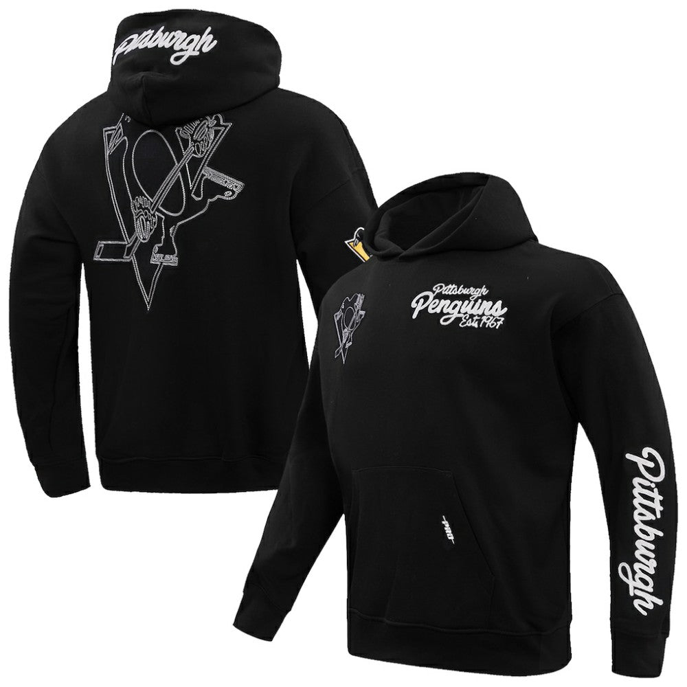 Pittsburgh Penguins Pro Standard Paint the City Pullover Hoodie - Black - NHL 201205146
