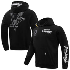 Pittsburgh Penguins Pro Standard Paint the City Pullover Hoodie - Black - NHL 201205146