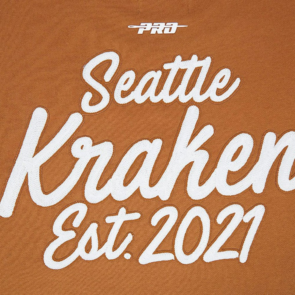 Seattle Kraken Pro Standard Paint the City Pullover Sweatshirt - Brown - NHL 201205152