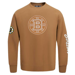 Boston Bruins Pro Standard Paint the City Pullover Sweatshirt - Brown - NHL 201205154
