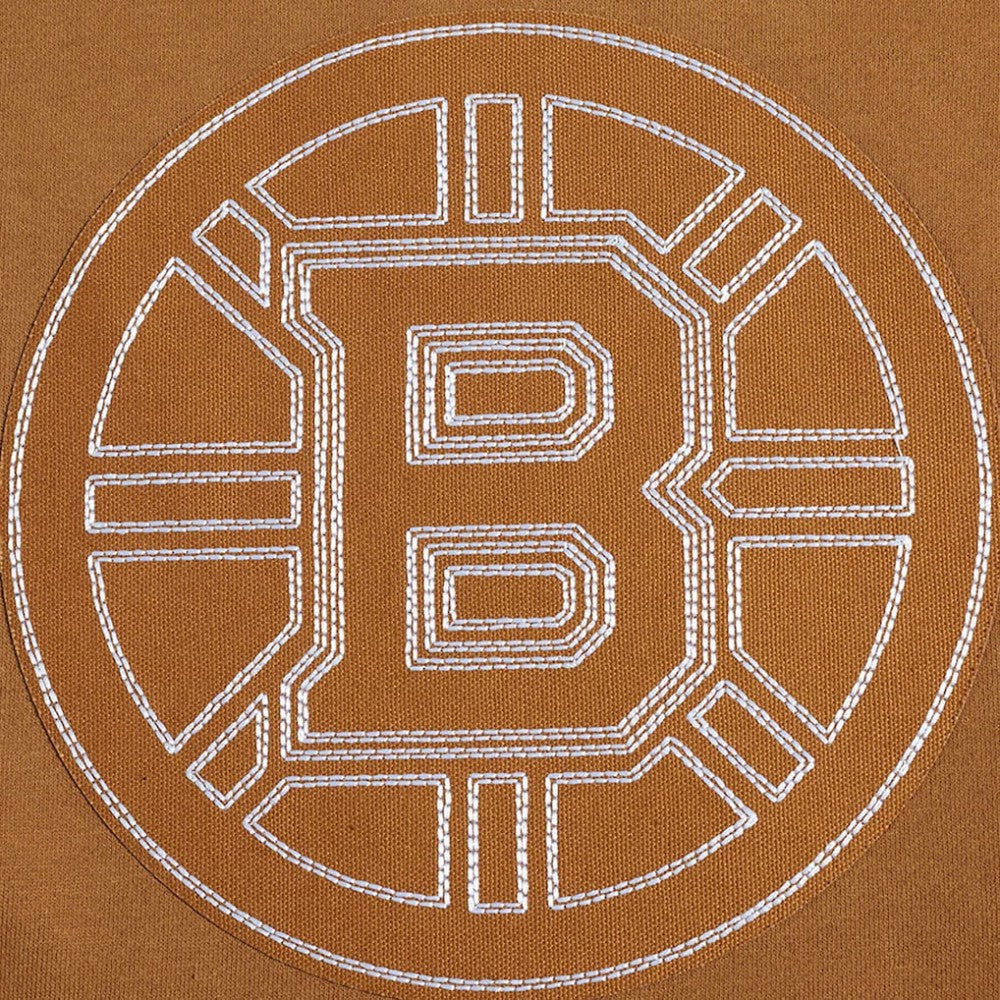 Boston Bruins Pro Standard Paint the City Pullover Sweatshirt - Brown - NHL 201205154