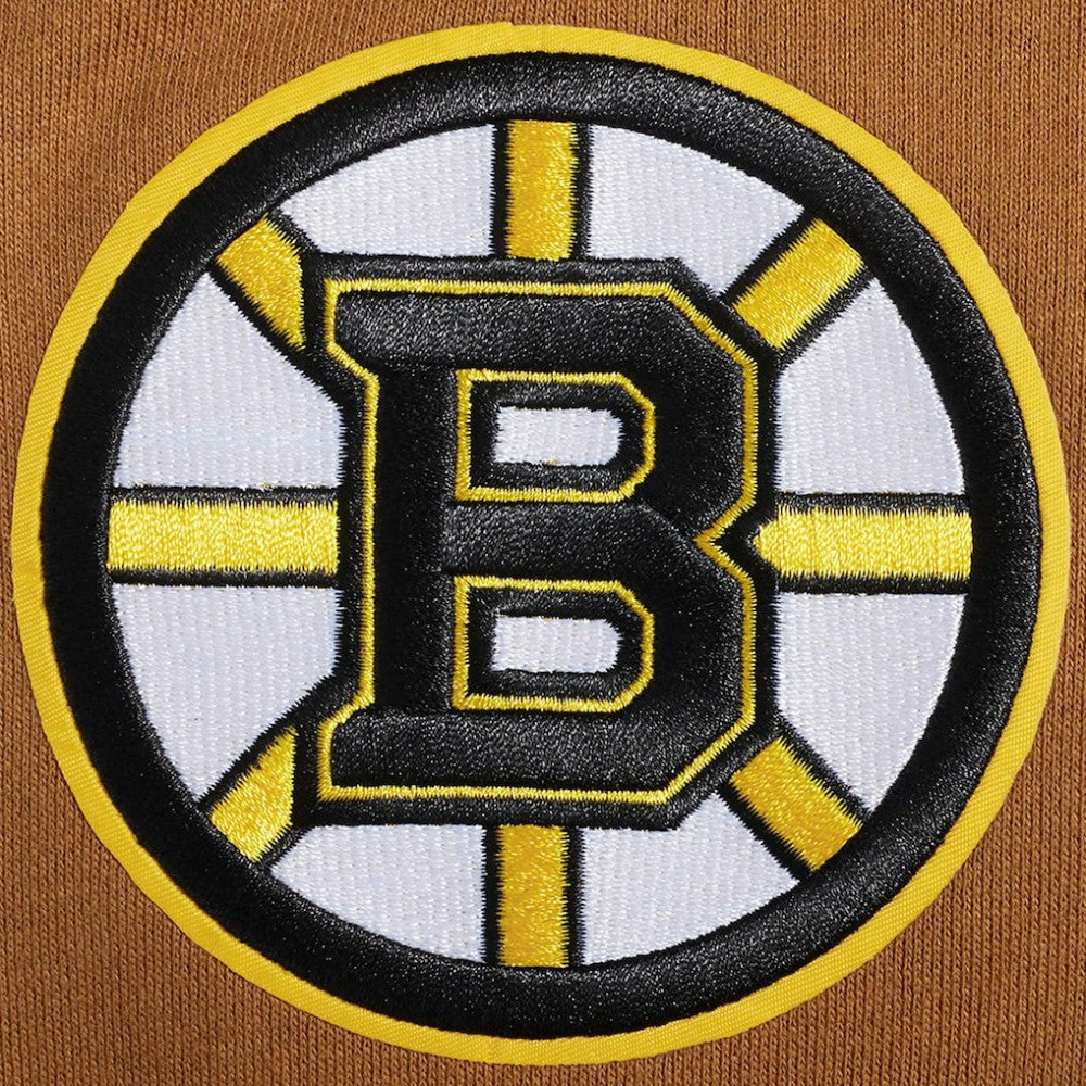 Boston Bruins Pro Standard Paint the City Pullover Sweatshirt - Brown - NHL 201205154