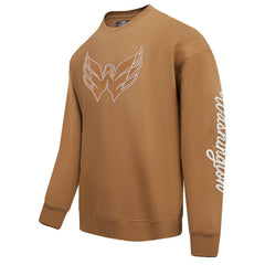 Washington Capitals Pro Standard Paint the City Pullover Sweatshirt - Brown - NHL 201205158