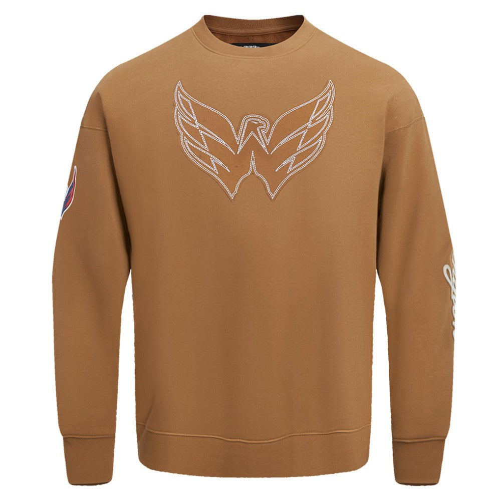 Washington Capitals Pro Standard Paint the City Pullover Sweatshirt - Brown - NHL 201205158