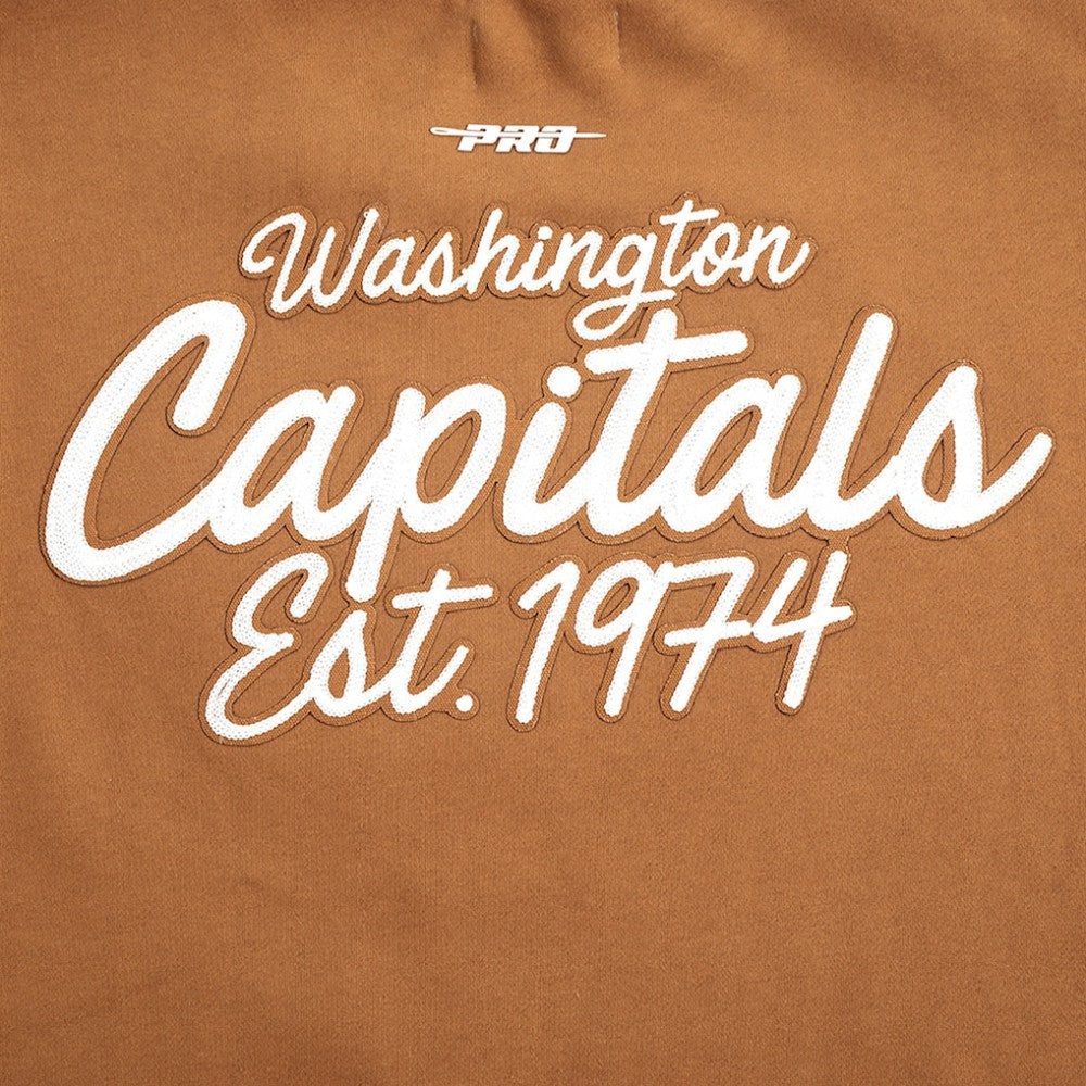 Washington Capitals Pro Standard Paint the City Pullover Sweatshirt - Brown - NHL 201205158