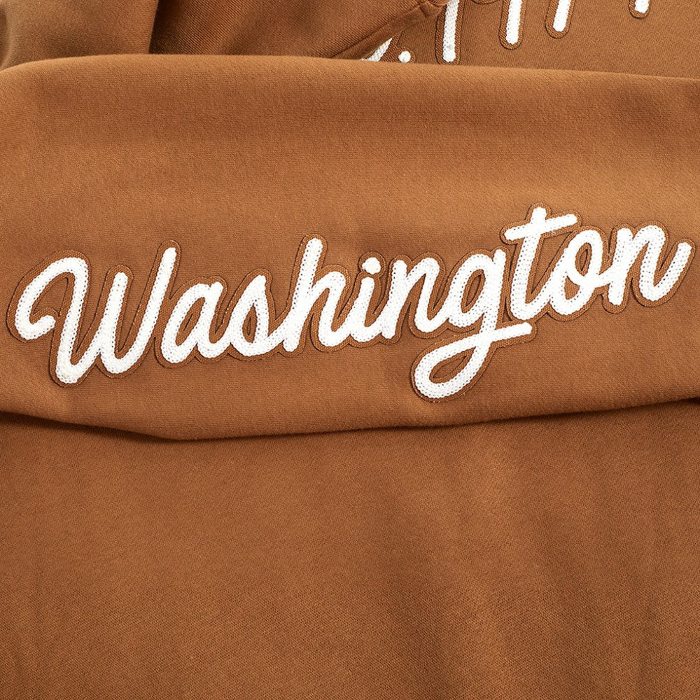Washington Capitals Pro Standard Paint the City Pullover Sweatshirt - Brown - NHL 201205158