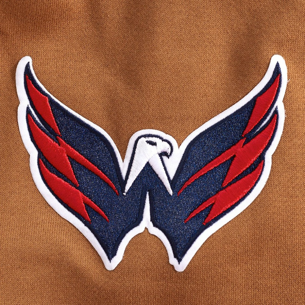 Washington Capitals Pro Standard Paint the City Pullover Sweatshirt - Brown - NHL 201205158