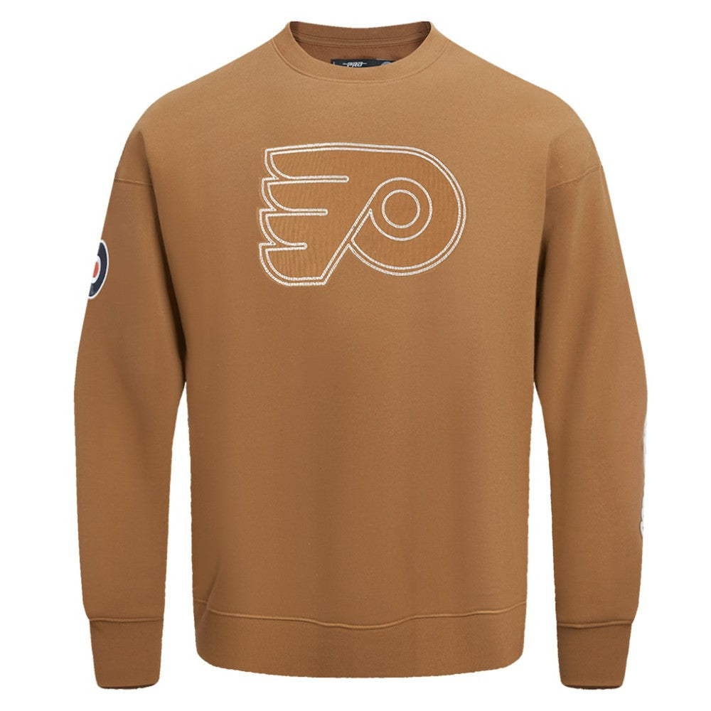 Philadelphia Flyers Pro Standard Paint the City Pullover Sweatshirt - Brown - NHL 201205159