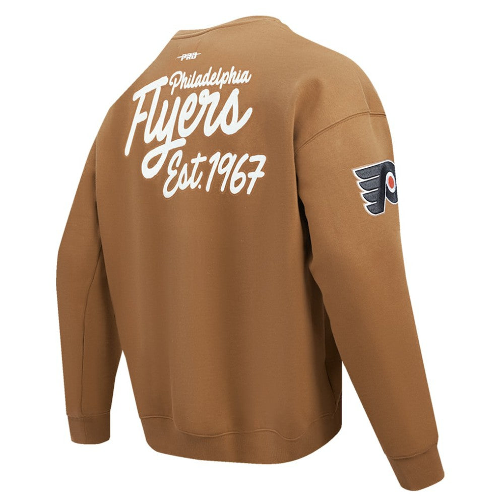 Philadelphia Flyers Pro Standard Paint the City Pullover Sweatshirt - Brown - NHL 201205159
