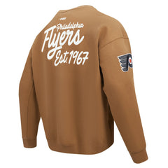 Philadelphia Flyers Pro Standard Paint the City Pullover Sweatshirt - Brown - NHL 201205159