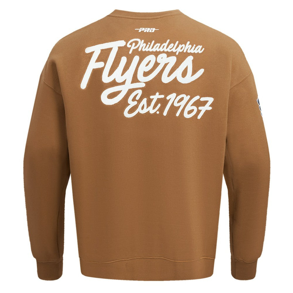 Philadelphia Flyers Pro Standard Paint the City Pullover Sweatshirt - Brown - NHL 201205159