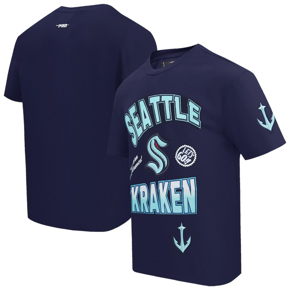 Seattle Kraken Pro Standard Turn It Up T-Shirt - Deep Sea Blue - NHL 201205162