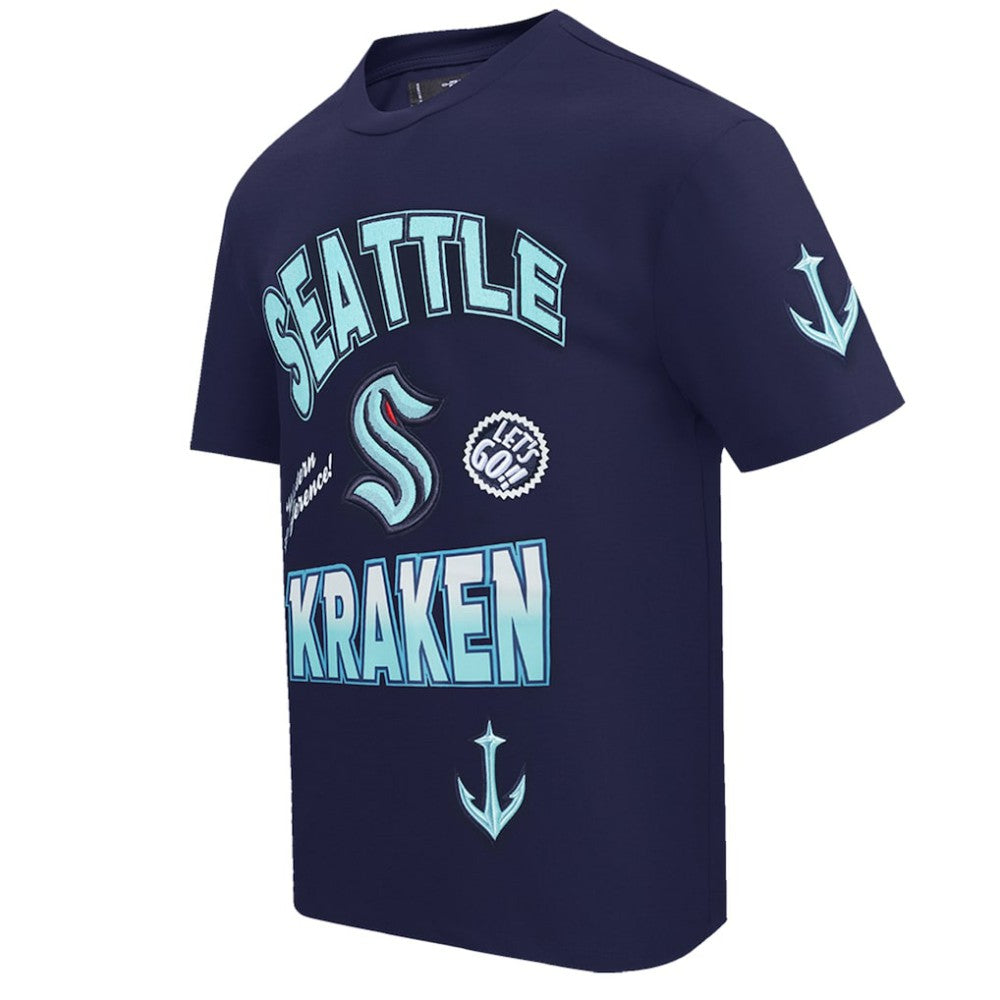 Seattle Kraken Pro Standard Turn It Up T-Shirt - Deep Sea Blue - NHL 201205162