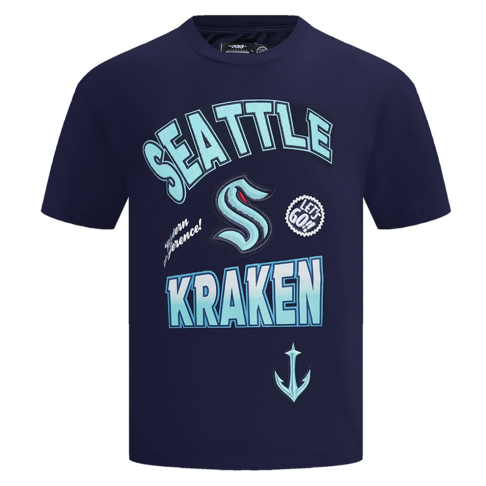 Seattle Kraken Pro Standard Turn It Up T-Shirt - Deep Sea Blue - NHL 201205162