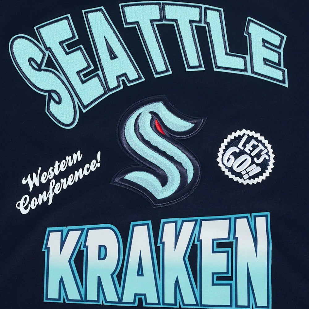 Seattle Kraken Pro Standard Turn It Up T-Shirt - Deep Sea Blue - NHL 201205162