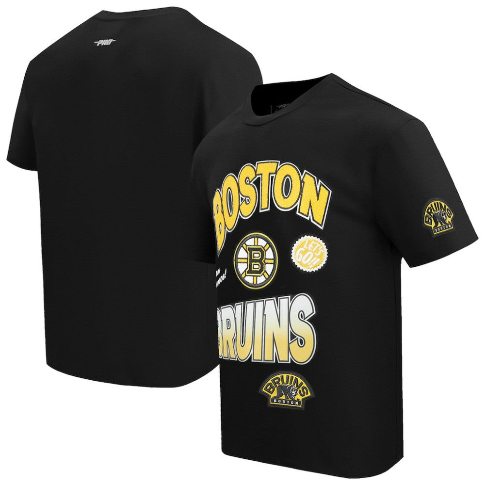 Boston Bruins Pro Standard Turn It Up T-Shirt - Black - NHL 201205164