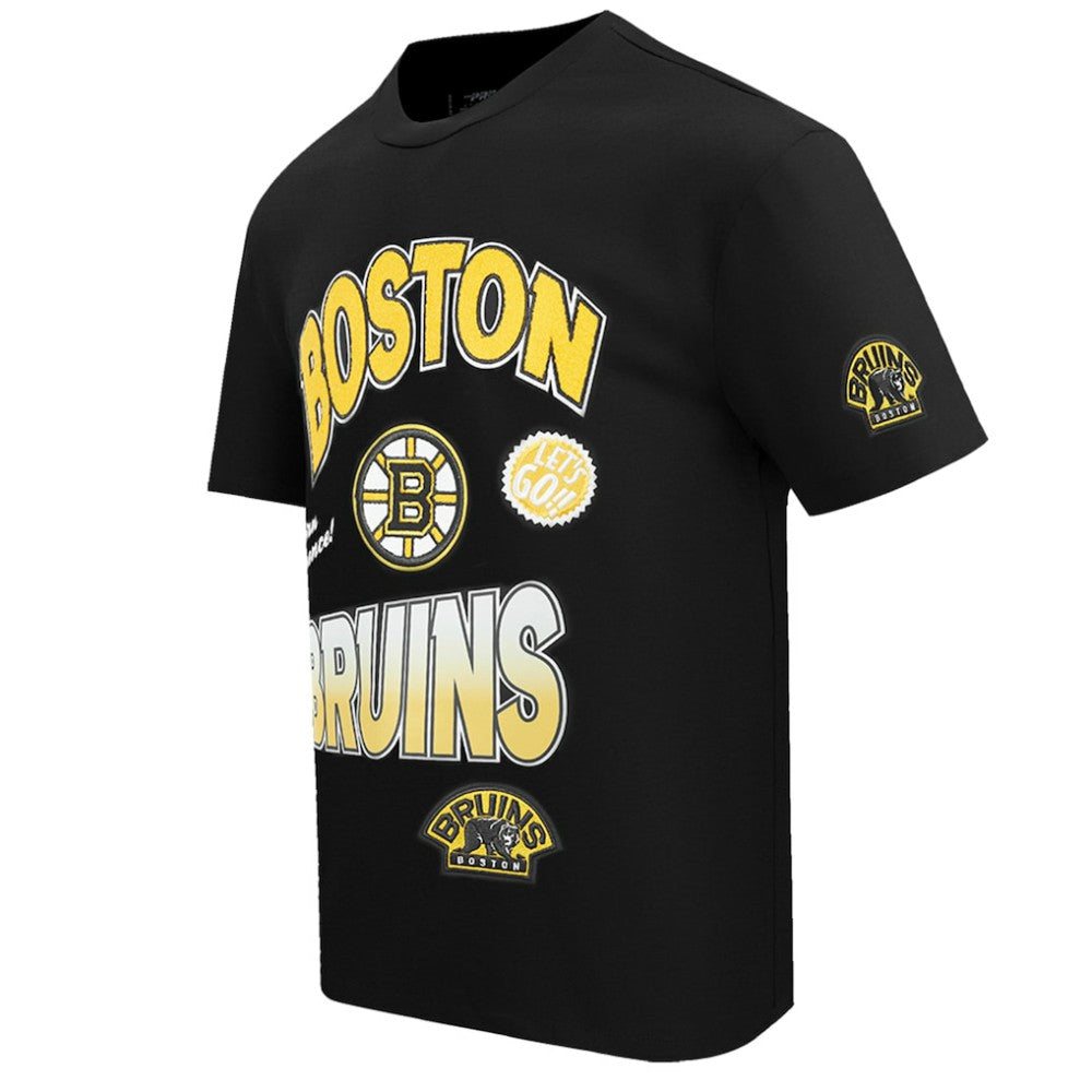 Boston Bruins Pro Standard Turn It Up T-Shirt - Black - NHL 201205164