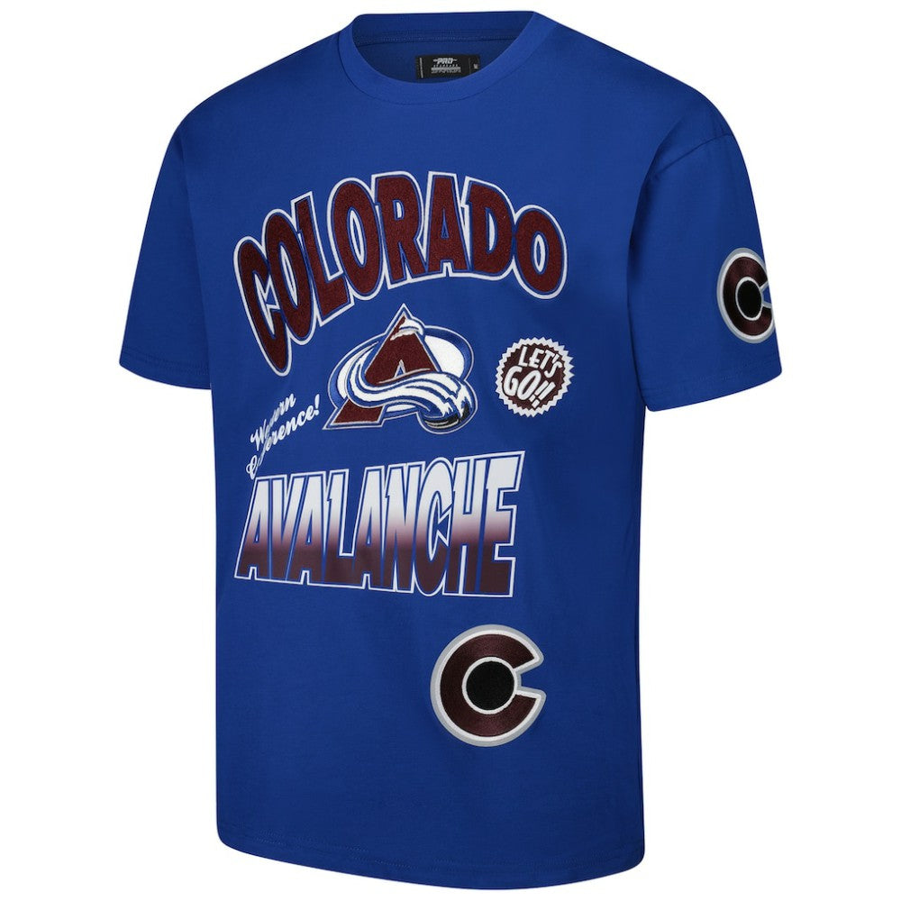 Colorado Avalanche Pro Standard Turn It Up Dropped Shoulder T-Shirt - Blue - NHL 201205168