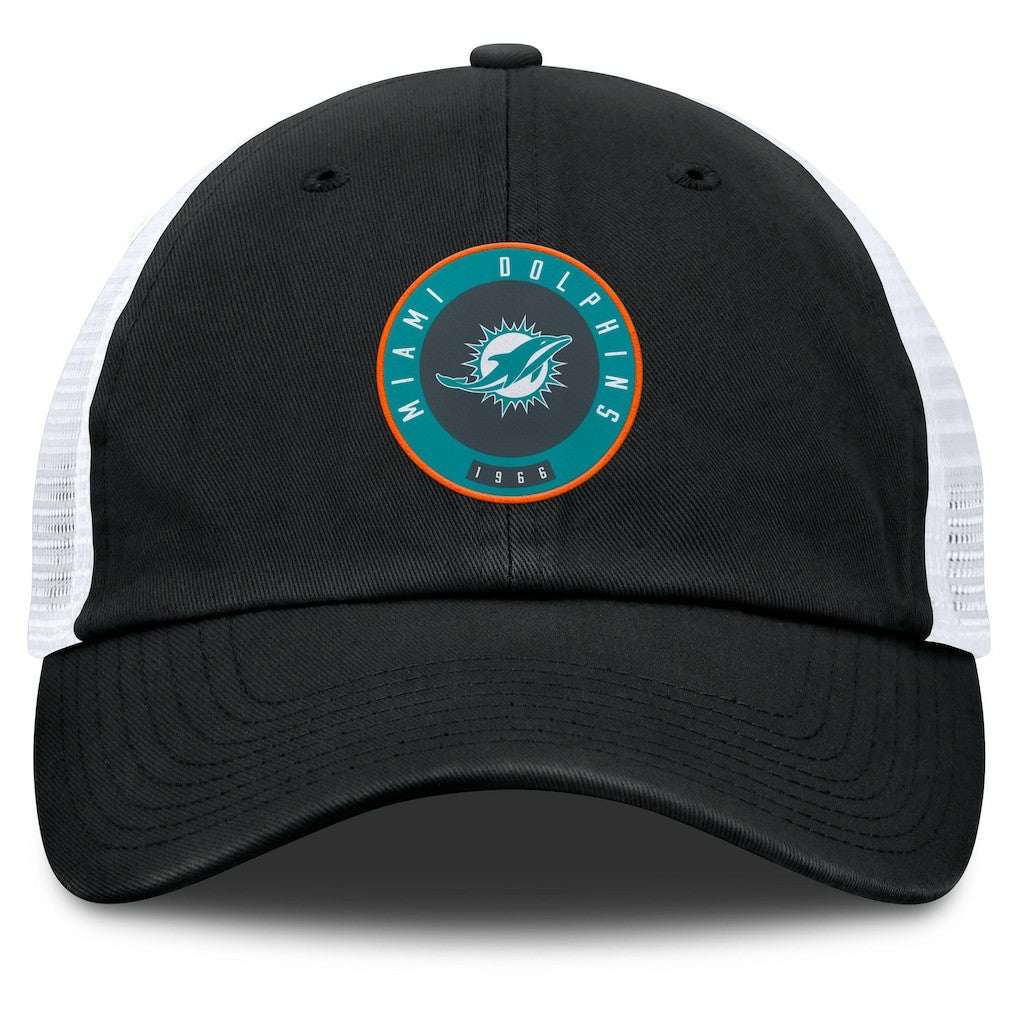 Fanatics Miami Dolphins Averie Trucker Adjustable Hat Black