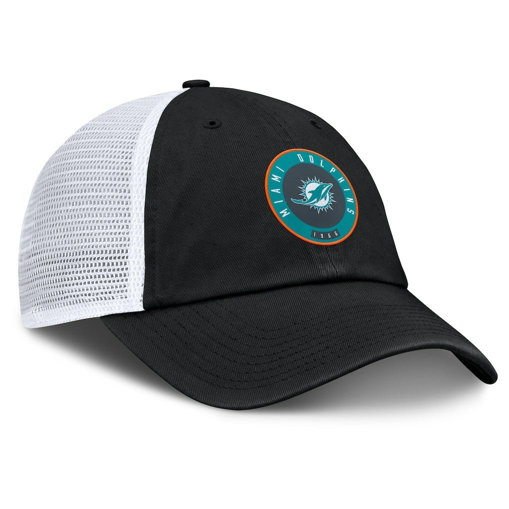 Fanatics Miami Dolphins Averie Trucker Adjustable Hat Black