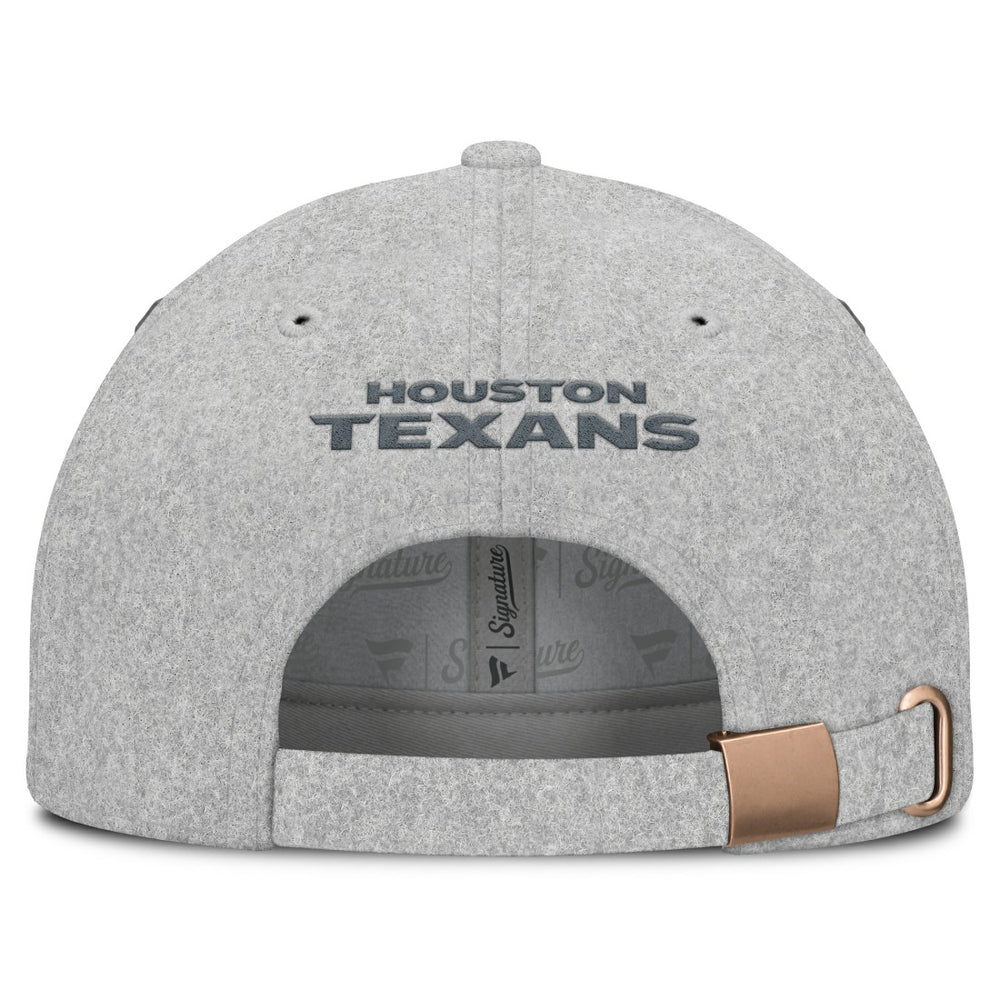 Fanatics Houston Texans Front Office Adjustable Hat Heather Gray