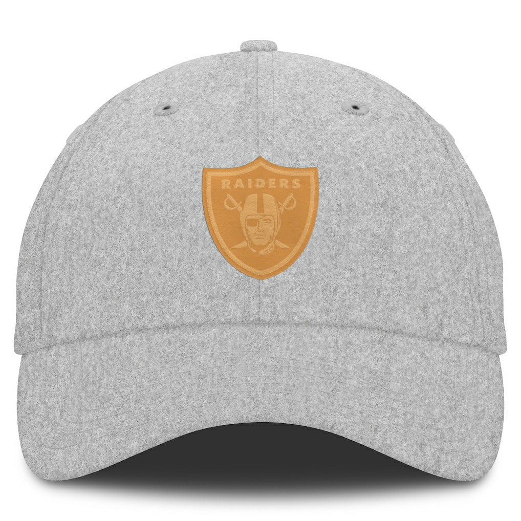 Fanatics Las Vegas Raiders Front Office Adjustable Hat Heather Gray