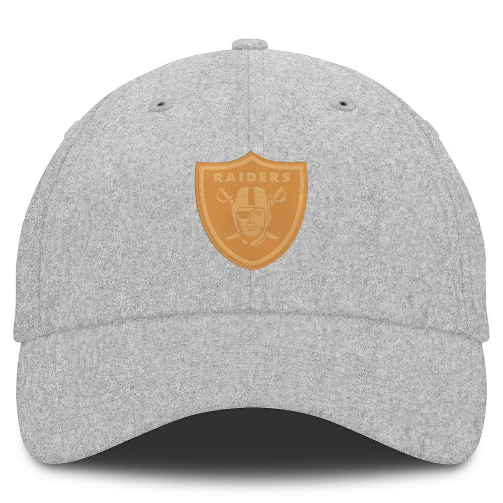 Fanatics Las Vegas Raiders Front Office Adjustable Hat Heather Gray