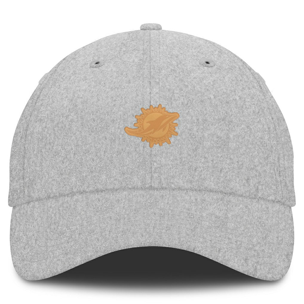 Fanatics Miami Dolphins Front Office Adjustable Hat Heather Gray
