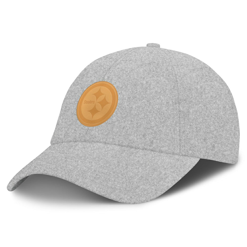 Fanatics Pittsburgh Steelers Front Office Adjustable Hat Heather Gray