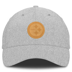 Fanatics Pittsburgh Steelers Front Office Adjustable Hat Heather Gray