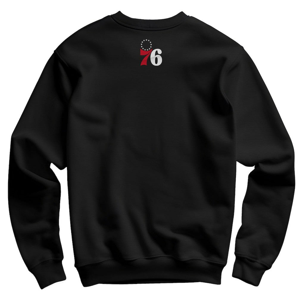 Philadelphia 76ers Hyperfly Unisex Year of the Dragon Lunar New Year Collection Pullover Sweatshirt Heather Black