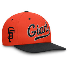 San Francisco Giants Nike Cooperstown Collection Pro Performance Snapback Hat - Orange/Black - Nike Sale