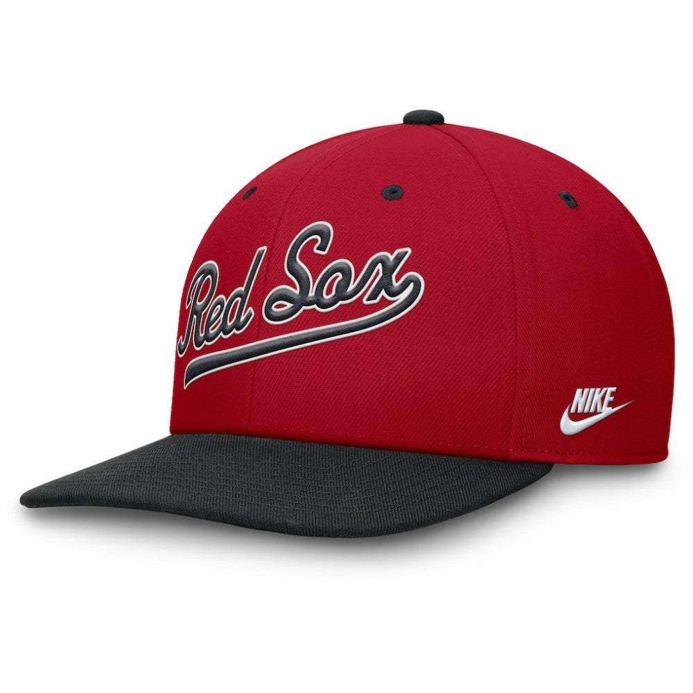 Boston Red Sox Nike Cooperstown Collection Pro Performance Snapback Hat - Red/Navy - Nike Discount