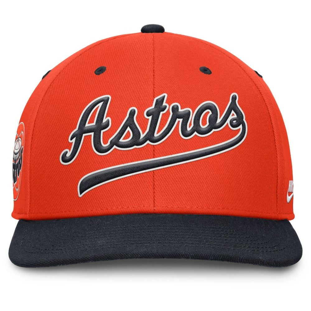 Houston Astros Nike Cooperstown Collection Pro Performance Snapback Hat - Orange/Navy - Nike Lifestyle