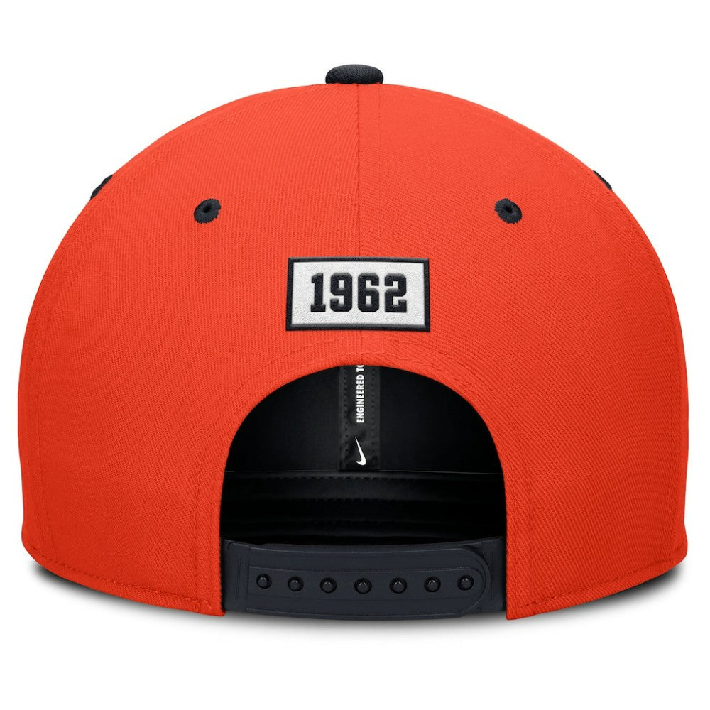 Houston Astros Nike Cooperstown Collection Pro Performance Snapback Hat - Orange/Navy - Nike Lifestyle