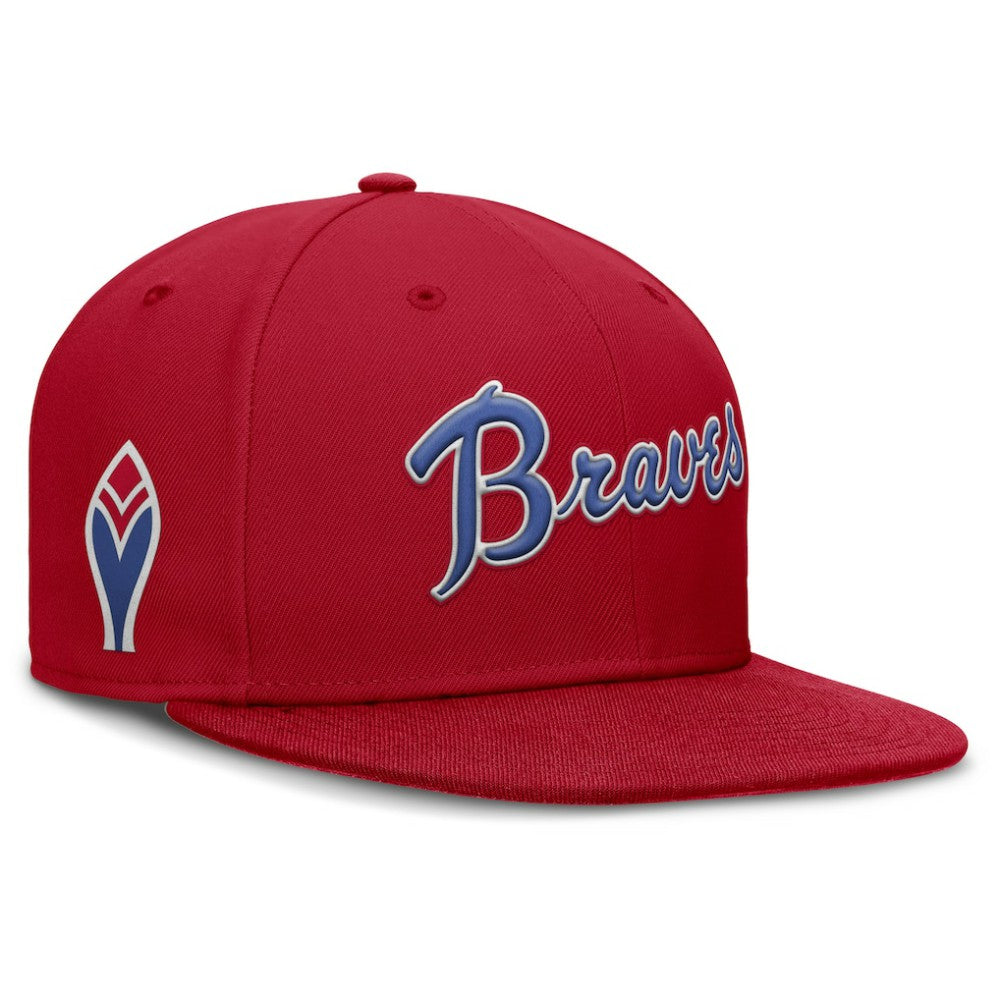 Atlanta Braves Nike Cooperstown True Performance Fitted Hat - Red - Nike Sale