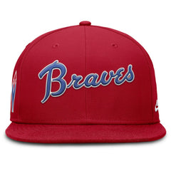 Atlanta Braves Nike Cooperstown True Performance Fitted Hat - Red - Nike Sale