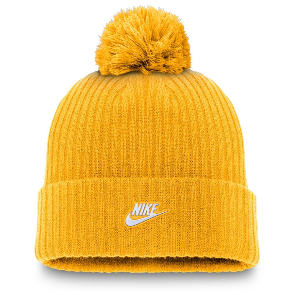 Pittsburgh Pirates Nike Cooperstown Collection Patch Cuffed Knit Hat with Pom - Gold - Nike on Sale