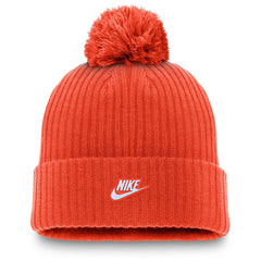 Houston Astros Nike Cooperstown Collection Patch Cuffed Knit Hat with Pom - Orange - Nike Lifestyle