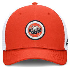 Houston Astros Nike Cooperstown Collection Rise Trucker Adjustable Hat - Orange - Nike Lifestyle