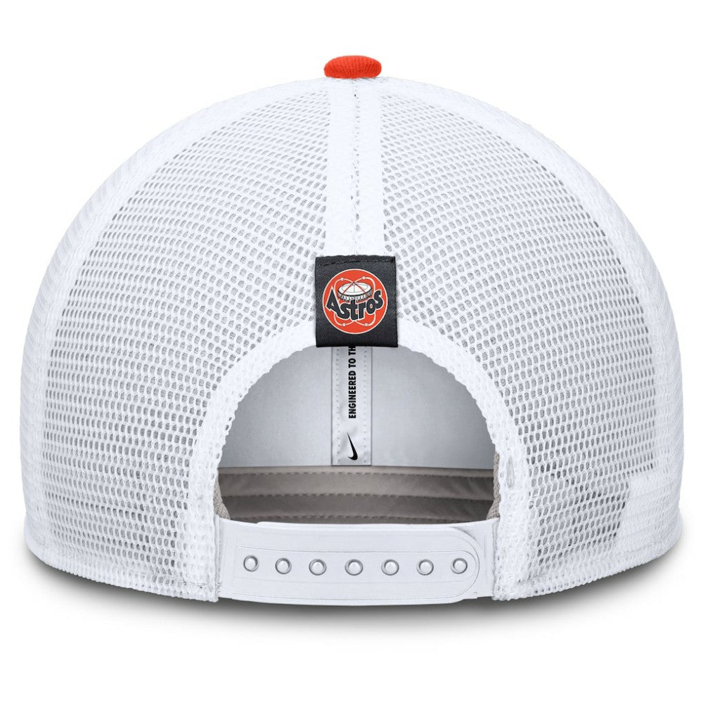 Houston Astros Nike Cooperstown Collection Rise Trucker Adjustable Hat - Orange - Nike Lifestyle