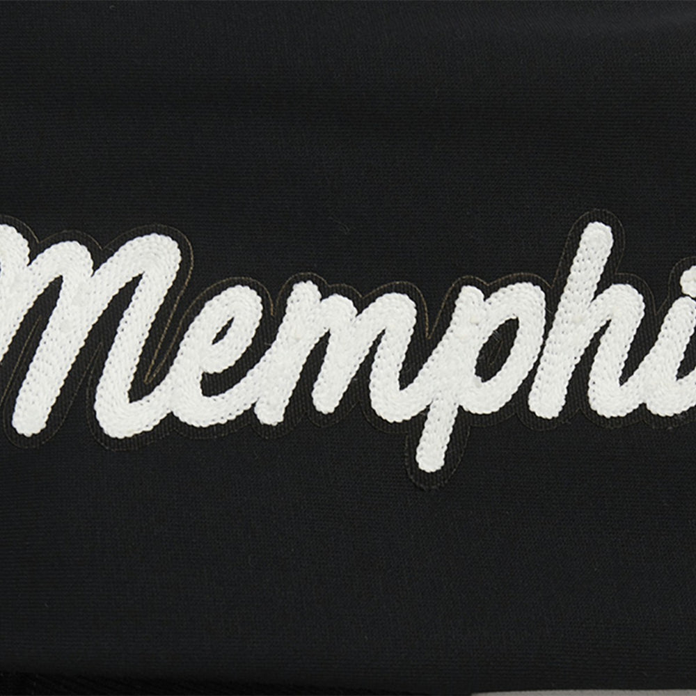 Memphis Grizzlies Pro Standard Women's Paint The City Cropped Pullover Sweatshirt Black